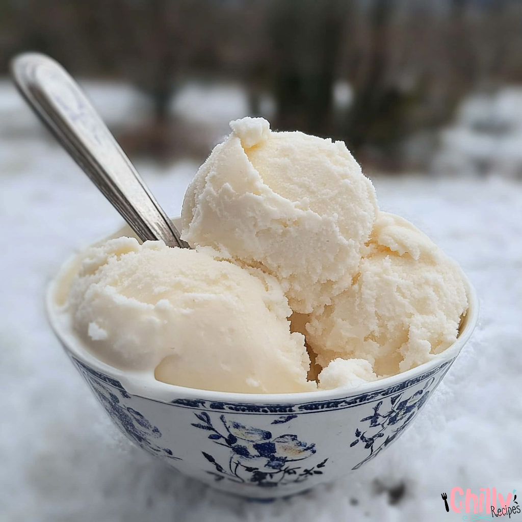 snow cream recipe