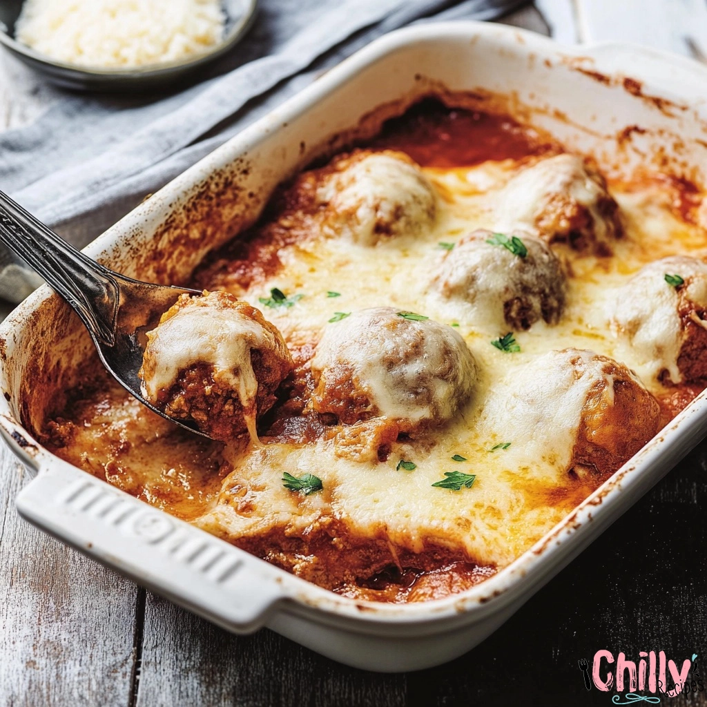 Easy meatball casserole recipe