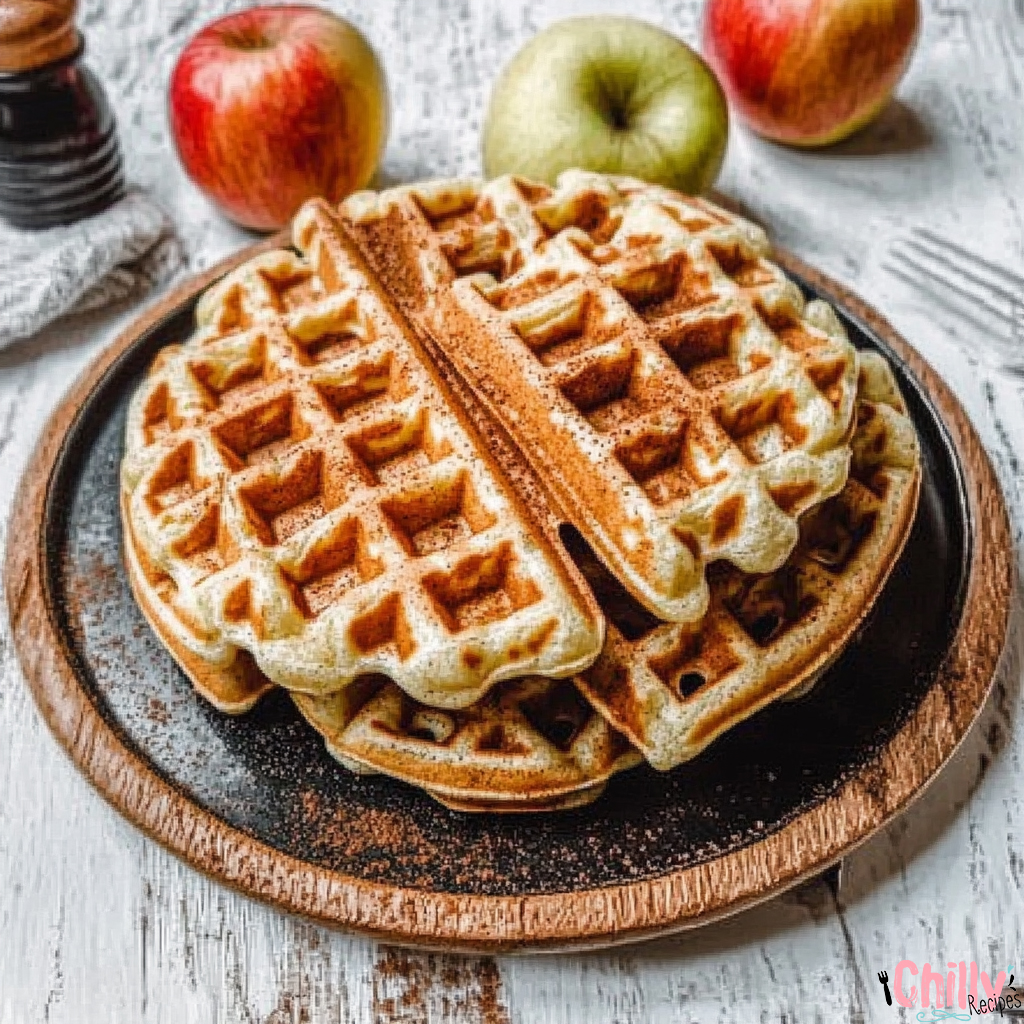 Best apple and cinnamon waffles